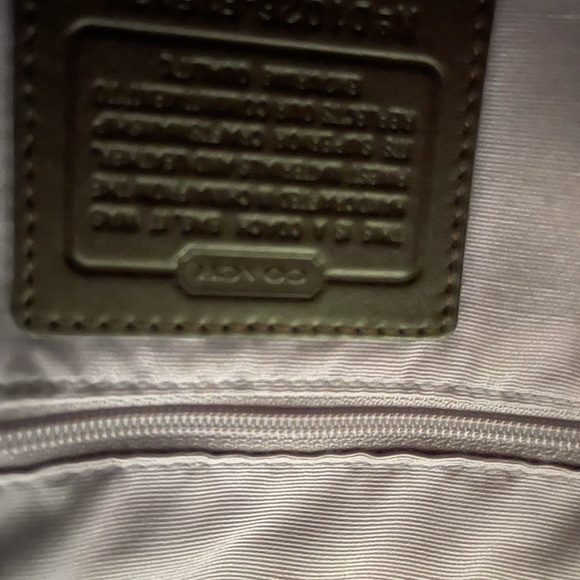 Coach Signature Shoulder Bag. Gently used. - Picture 9 of 10